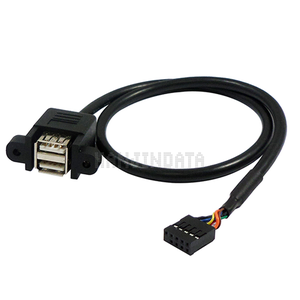 USB DUAL판넬고정형 케이블 (P1286)